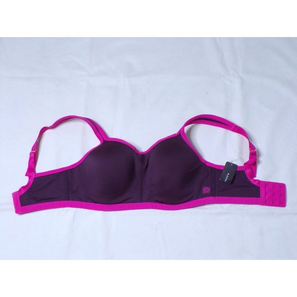 NATORI Power Yogi Sports Bra Convertible Underwire Purple 32D #731050 NEW $72 - Picture 4 of 8